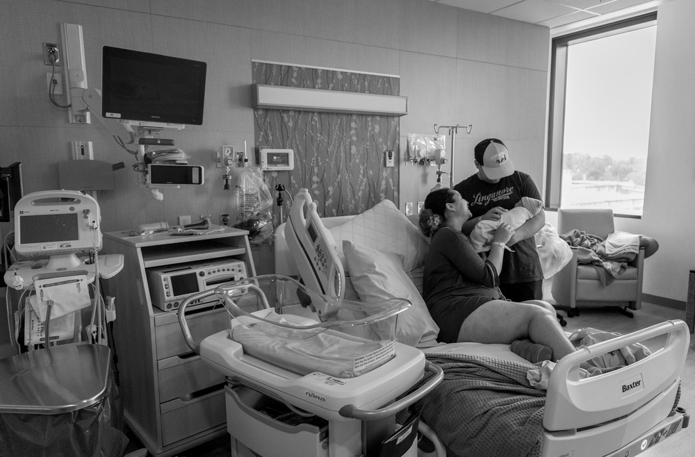 First Baby Arrives in New Roosevelt Pavilion