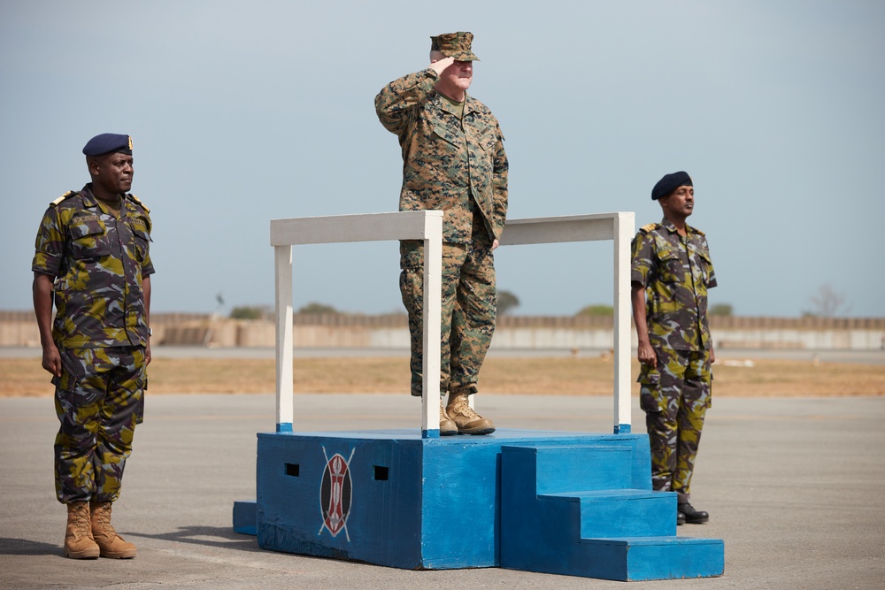MARFOREUR/AF Meets with Kenya Navy - Manda Bay