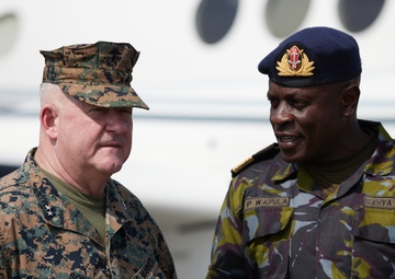 MARFOREUR/AF Meets with Kenya Navy - Manda Bay