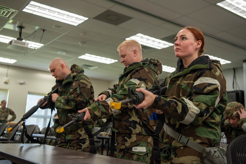 182nd Airlift Wing conducts combat readiness training