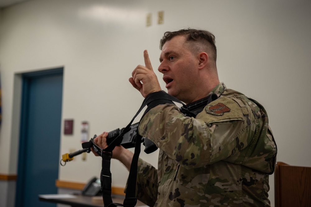 182nd Airlift Wing conducts combat readiness training