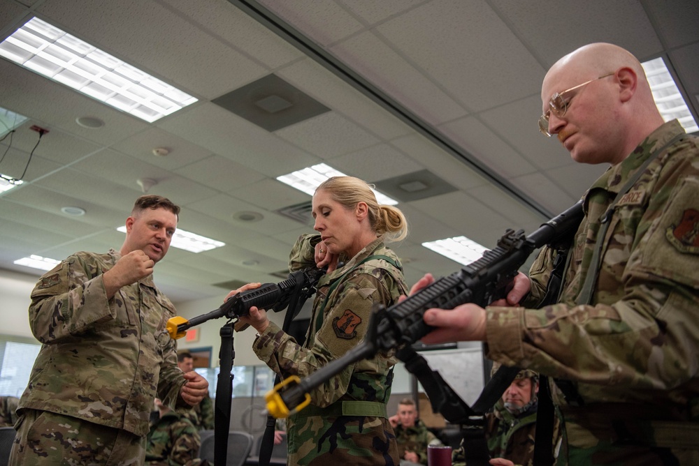 182nd Airlift Wing conducts combat readiness training