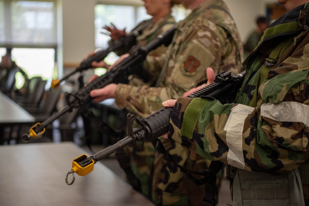 182nd Airlift Wing conducts combat readiness training