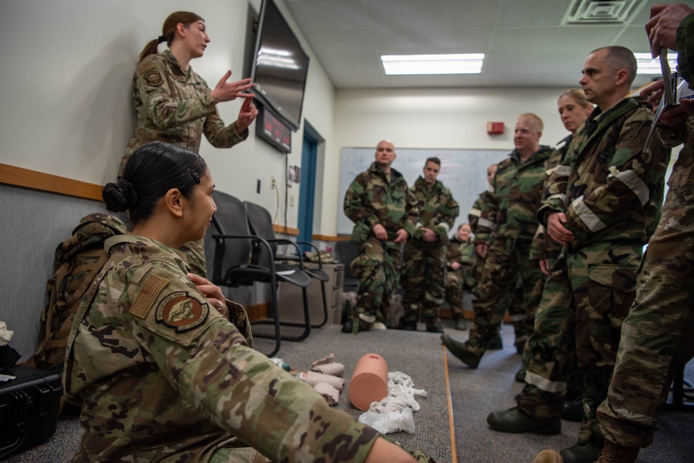 182nd Airlift Wing conducts combat readiness training