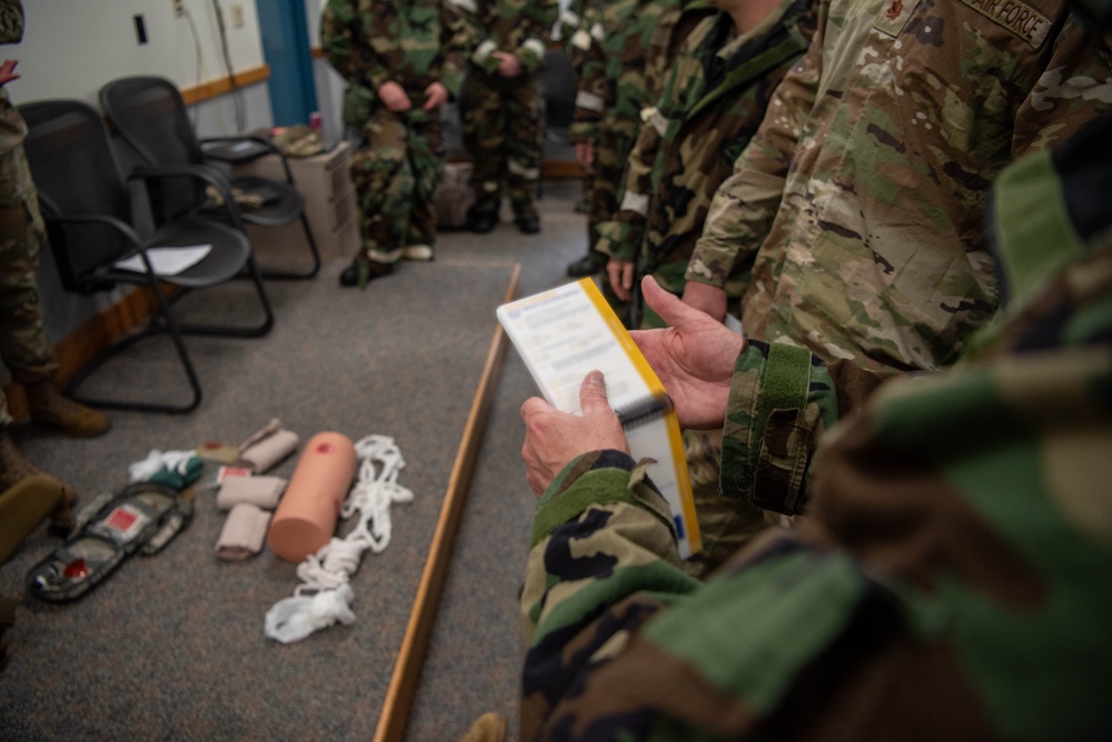 182nd Airlift Wing conducts combat readiness training