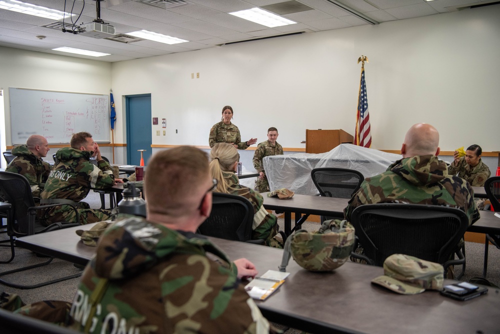 182nd Airlift Wing conducts combat readiness training