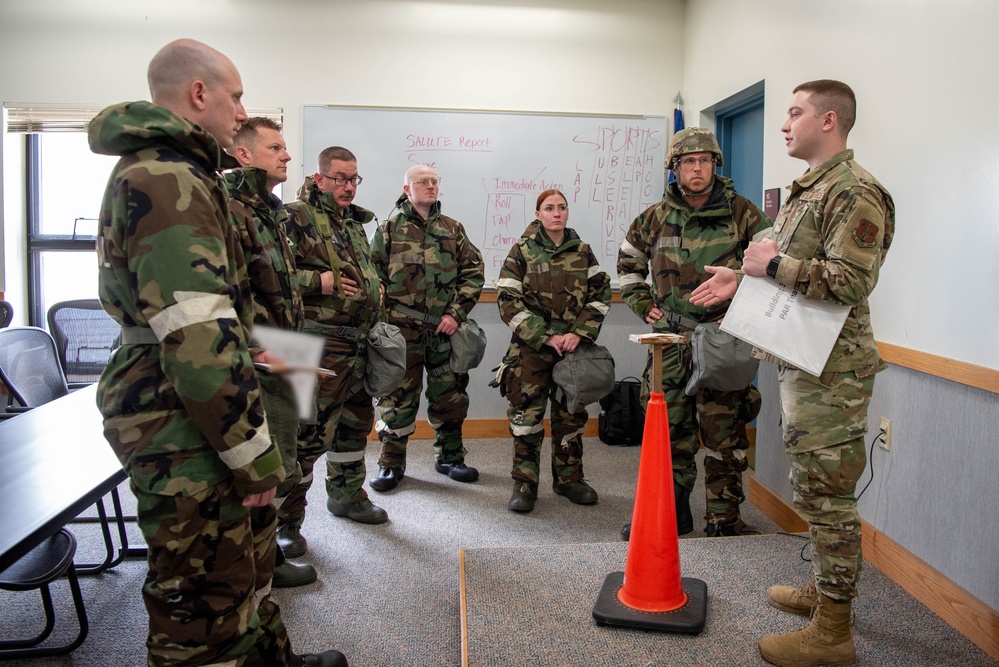 182nd Airlift Wing conducts combat readiness training