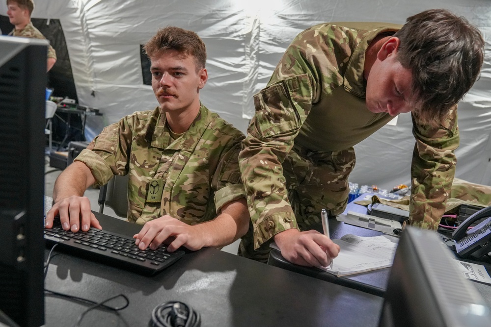 Robins AFB, 5th CCG host 2025 XCOMM Roundup: Stress testing communications warfare for future conflicts