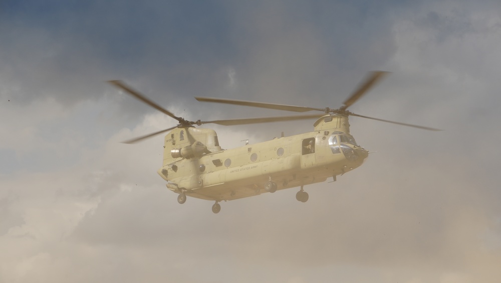 Chinook Crew Accelerates Critical Logistics Support at DCTC