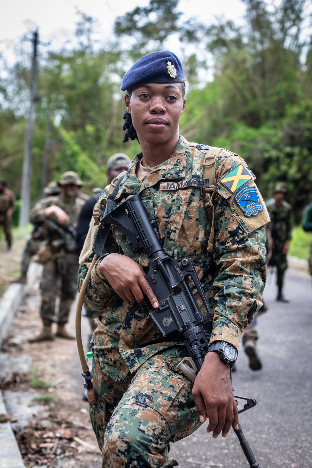 Combined forces conduct jungle patrol training during TRADEWINDS 25