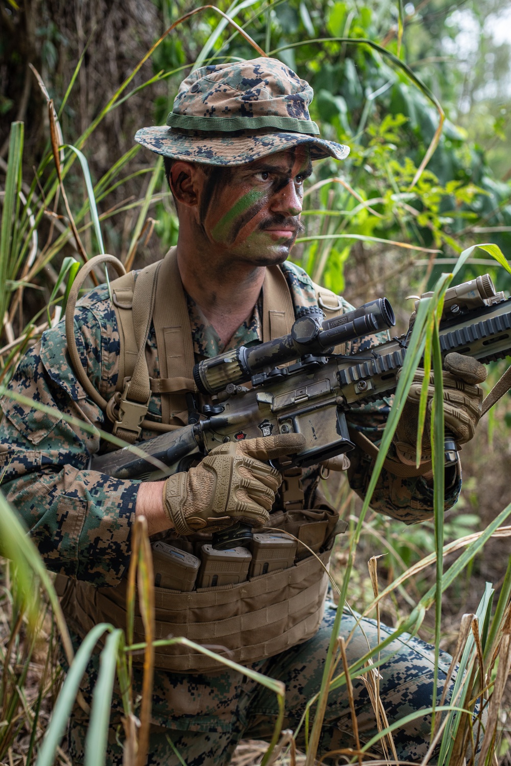 Combined forces conduct jungle patrol training during TRADEWINDS 25