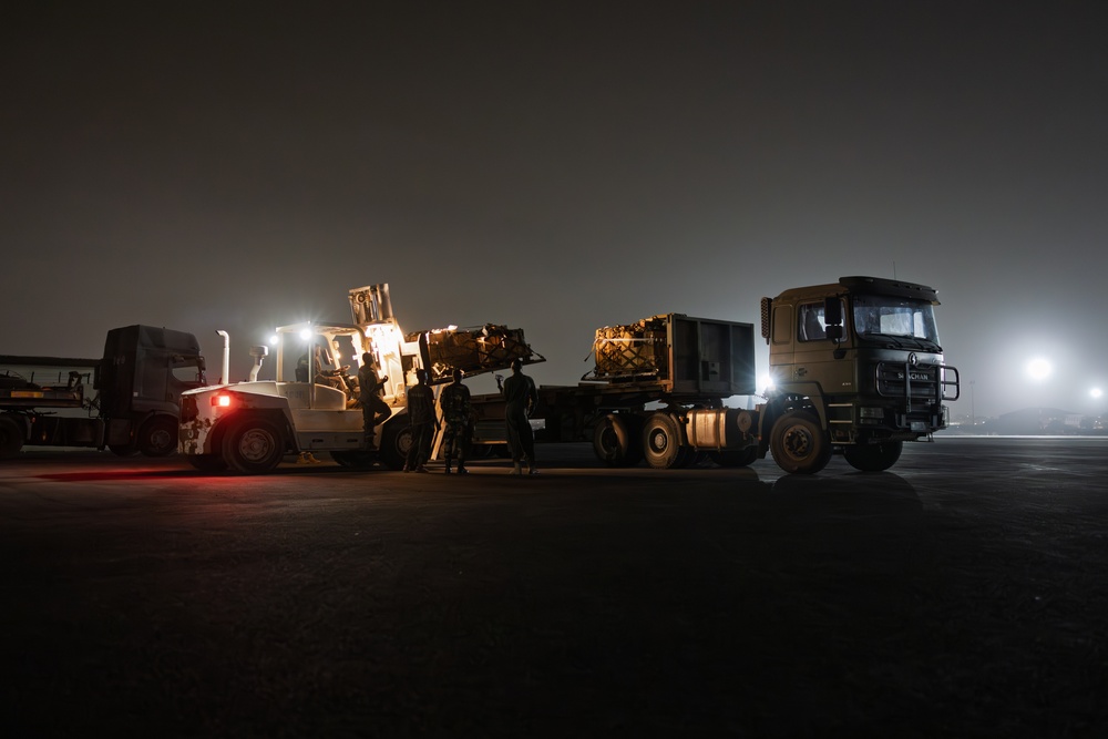 US delivers personnel, supplies for African Lion 25 in Senegal