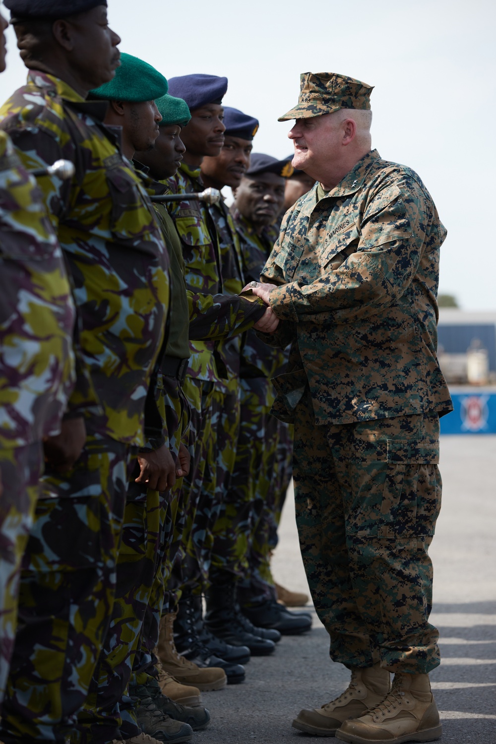 MARFOREUR/AF Meets with Kenya Navy - Manda Bay
