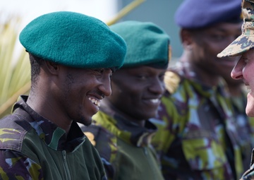 MARFOREUR/AF Meets with Kenya Navy - Manda Bay