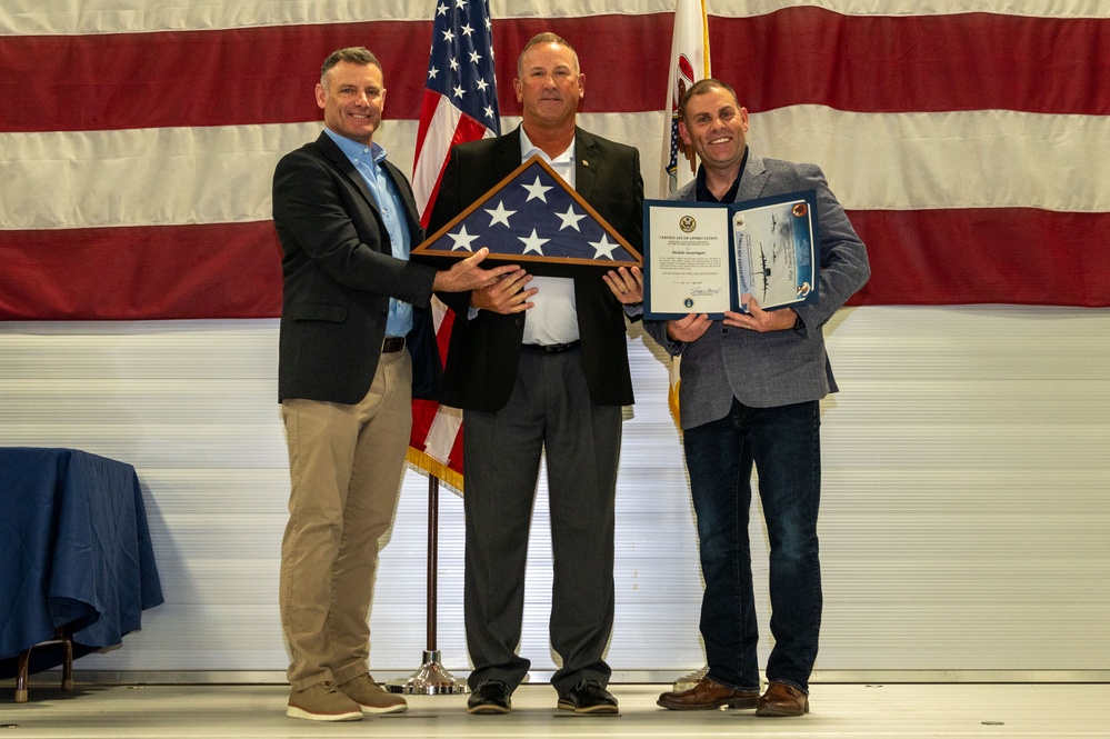 2025 182nd Airlift Wing retirement dinner May 3, 2025