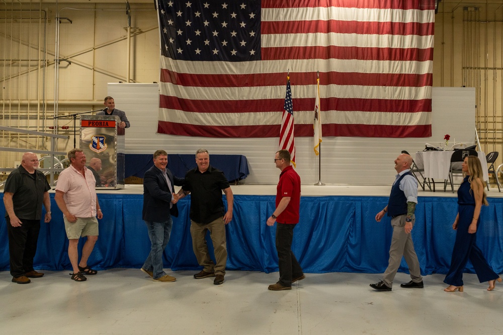 2025 182nd Airlift Wing retirement dinner May 3, 2025