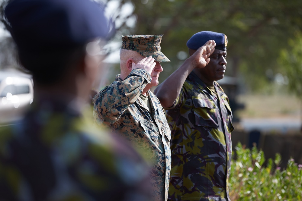 MARFOREUR/AF Meets with Kenya Navy - Manda Bay