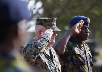 MARFOREUR/AF Meets with Kenya Navy - Manda Bay