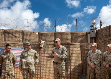 One team: CJTF-HOA leaders visit troops in Kismayo, Somalia