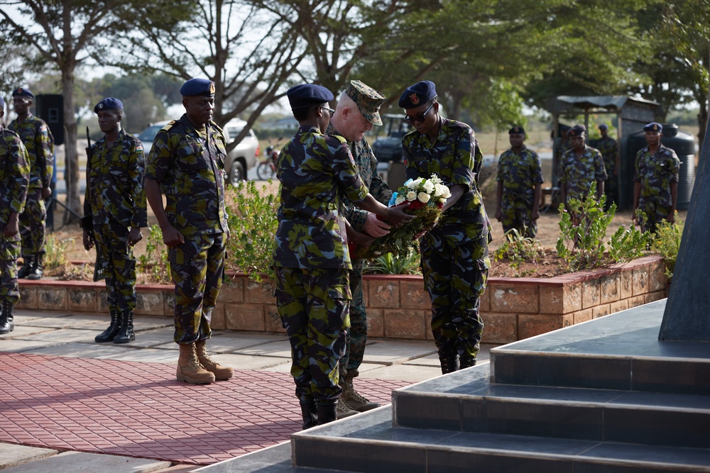 MARFOREUR/AF Meets with Kenya Navy - Manda Bay