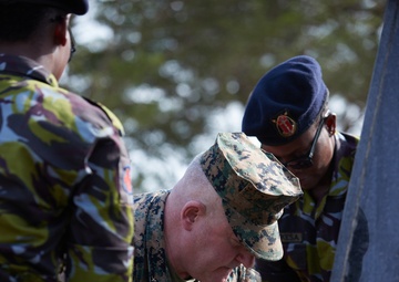 MARFOREUR/AF Meets with Kenya Navy - Manda Bay