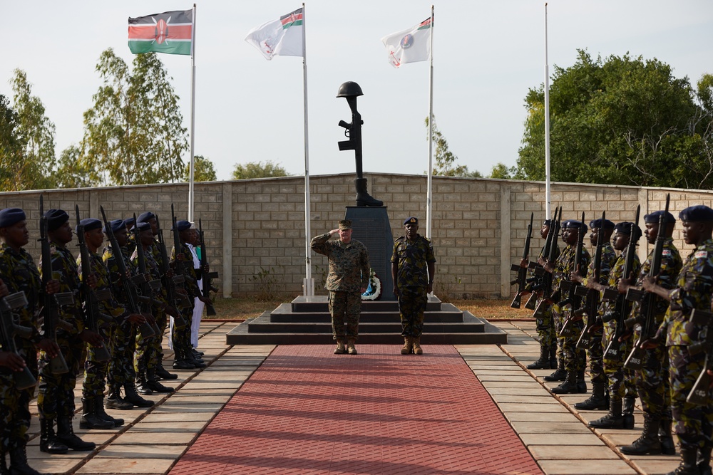 MARFOREUR/AF Meets with Kenya Navy - Manda Bay