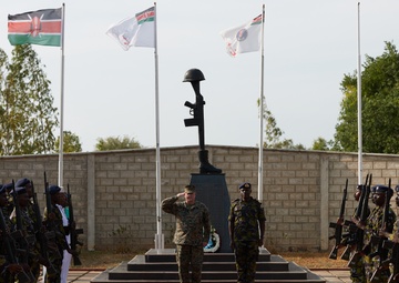 MARFOREUR/AF Meets with Kenya Navy - Manda Bay