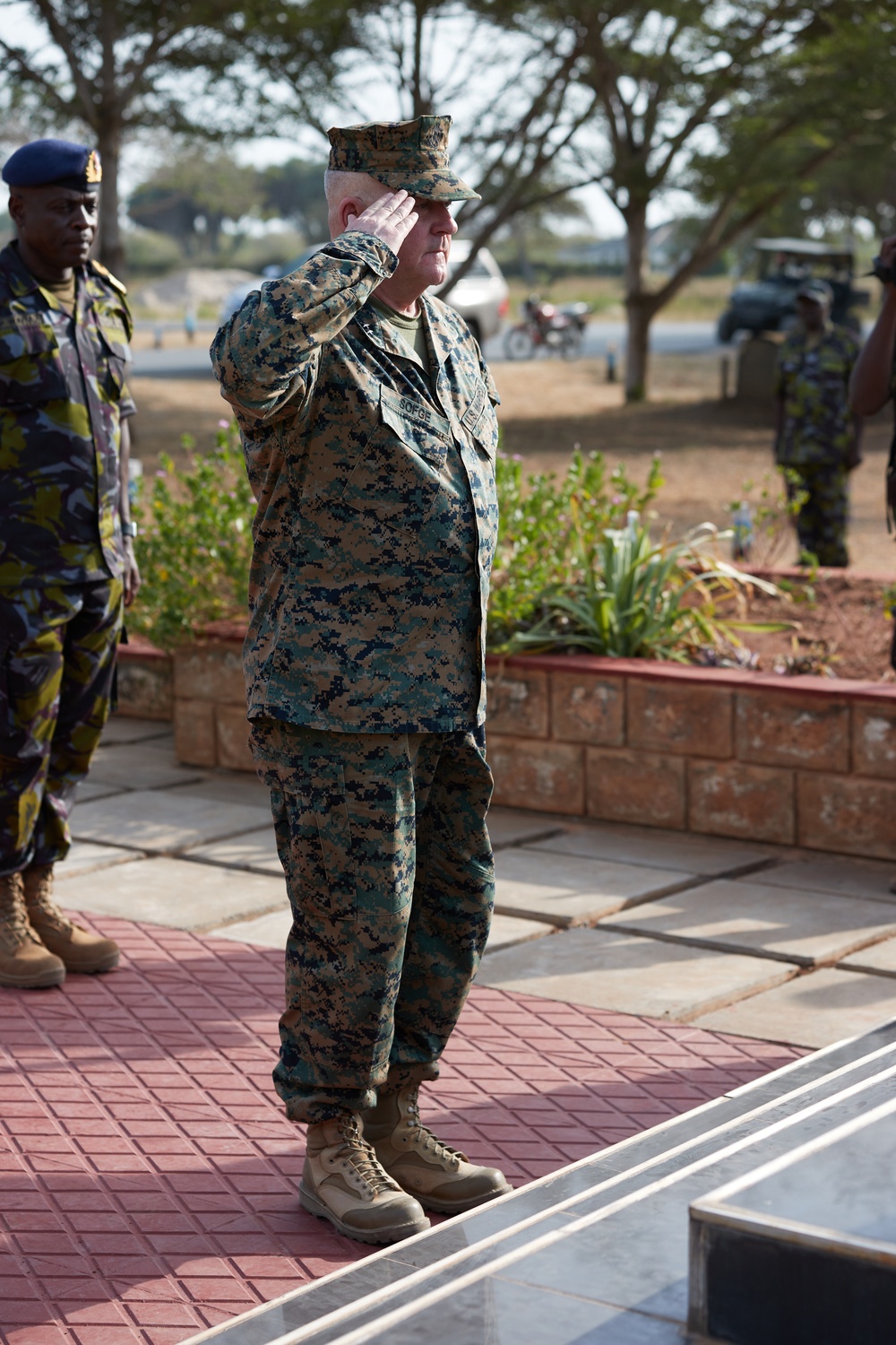 MARFOREUR/AF Meets with Kenya Navy - Manda Bay
