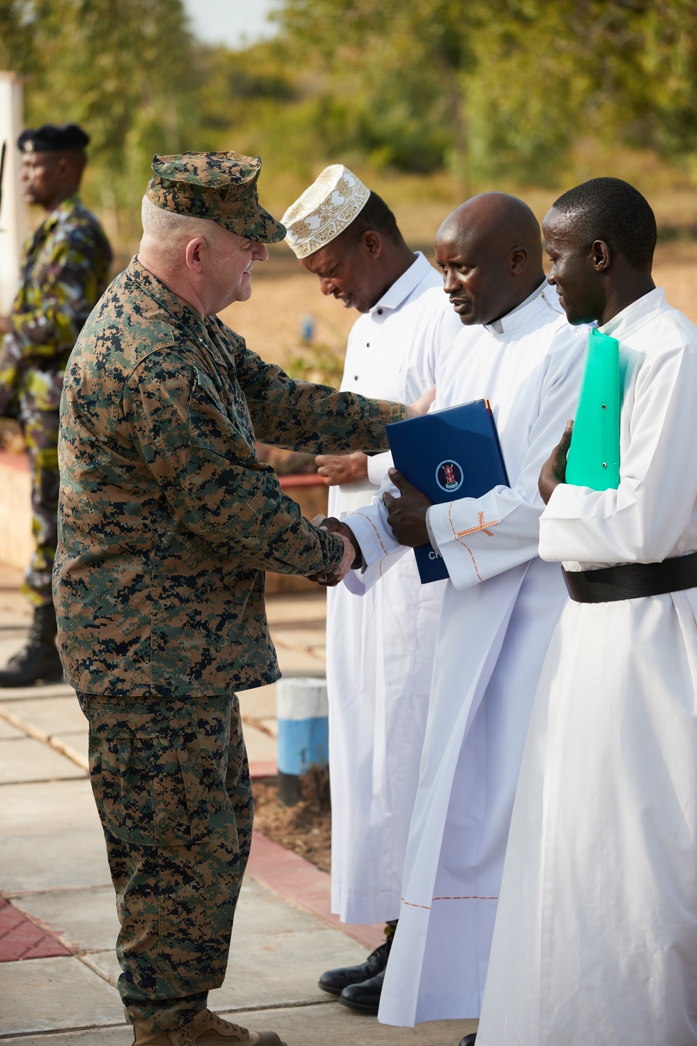MARFOREUR/AF Meets with Kenya Navy - Manda Bay