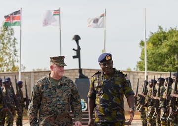 MARFOREUR/AF Meets with Kenya Navy - Manda Bay