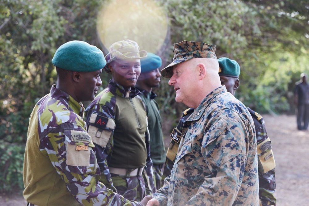 MARFOREUR/AF Meets with Kenya Navy - Manda Bay