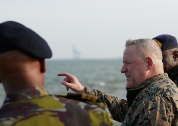 MARFOREUR/AF Meets with Kenya Navy - Manda Bay