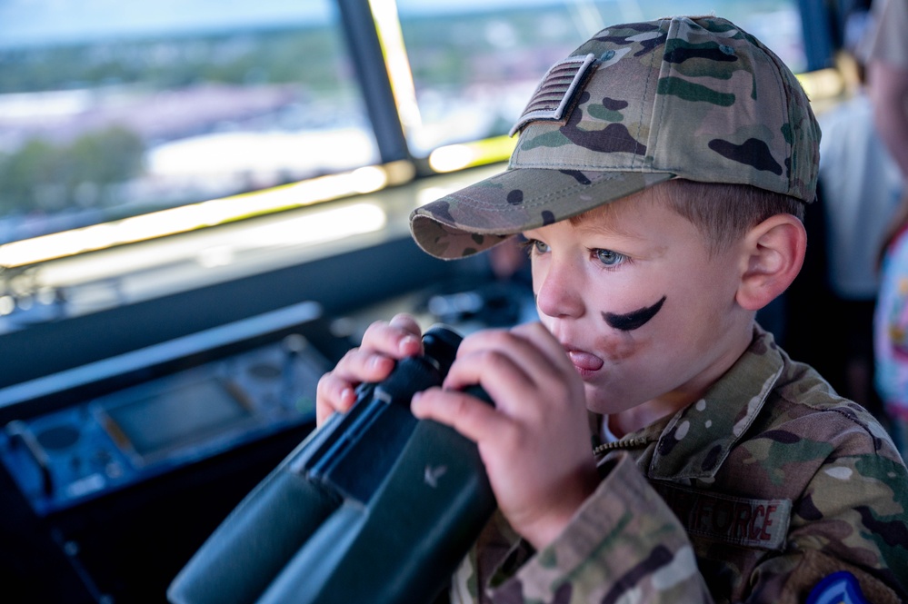 Military children undergo mock deployment at Whiteman AFB