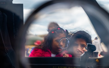 Military children undergo mock deployment at Whiteman AFB