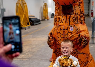 Military children undergo mock deployment at Whiteman AFB