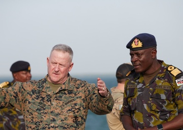 MARFOREUR/AF Meets with Kenya Navy - Manda Bay
