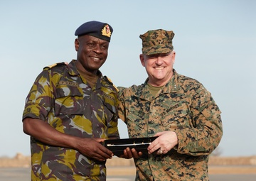 MARFOREUR/AF Meets with Kenya Navy - Manda Bay