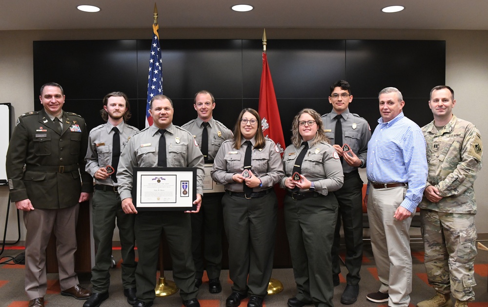 Rangers recognized for exceptional service at USACE Nashville