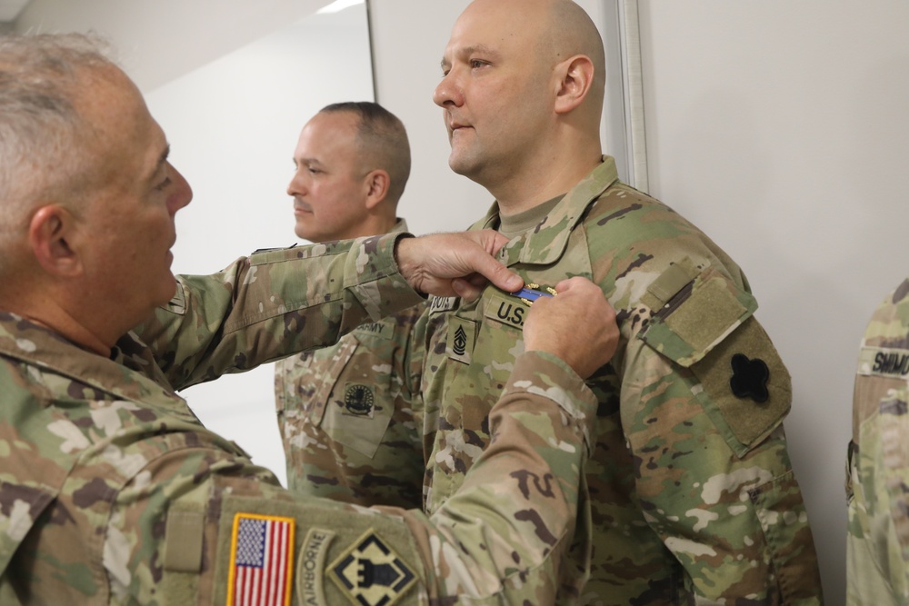 Three 88th Soldiers Receive New Army Master Combat Badges