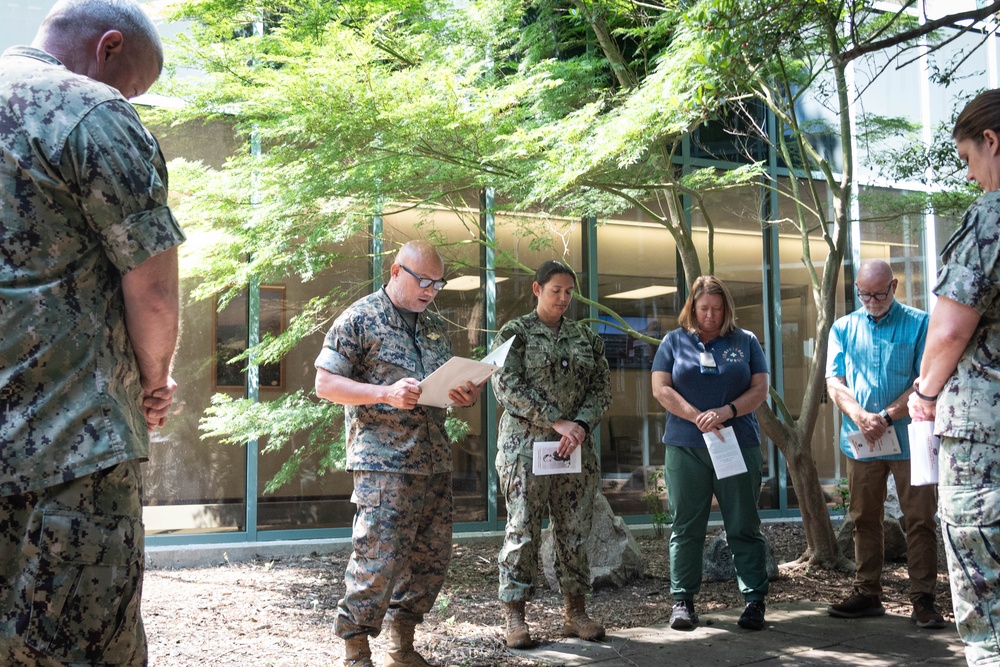 Cherry Point Nurses Fortify Spiritual Resolve with Blessing of the Hands