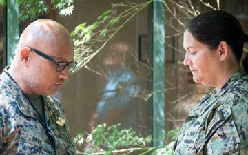 Cherry Point Nurses Fortify Spiritual Resolve with Blessing of the Hands