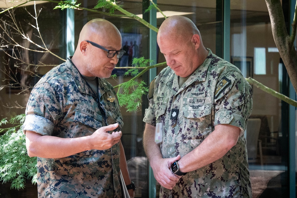 Cherry Point Nurses Fortify Spiritual Resolve with Blessing of the Hands