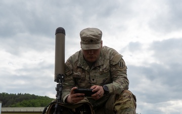 3rd Infantry Division Soldiers operate Beast+ electronic warfare system during Combined Resolve 25-02