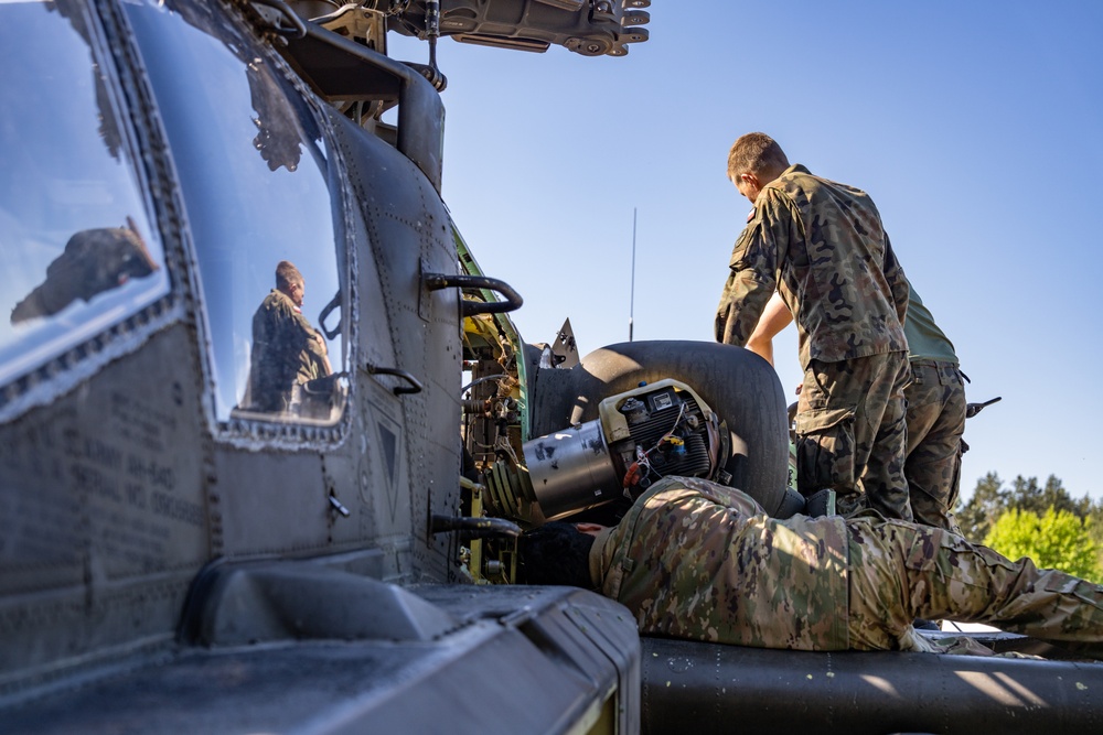 Polish Soldiers Gain Maintenance Experience With 1AD CAB