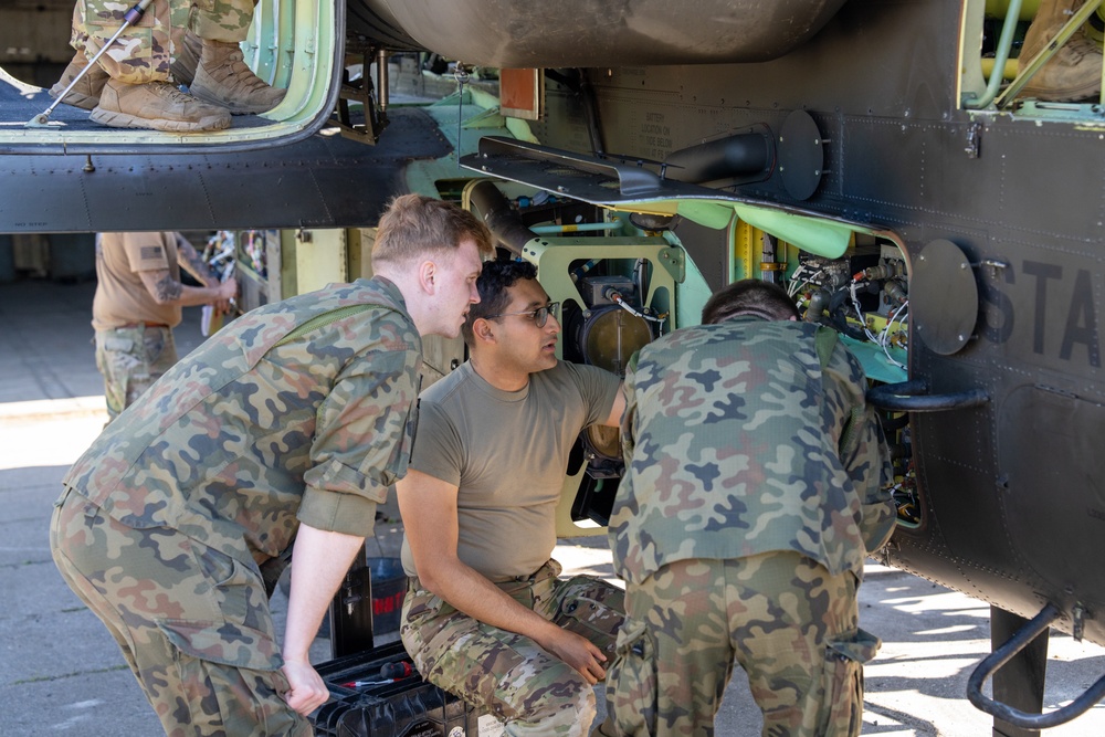 Polish Soldiers Gain Maintenance Experience With 1AD CAB
