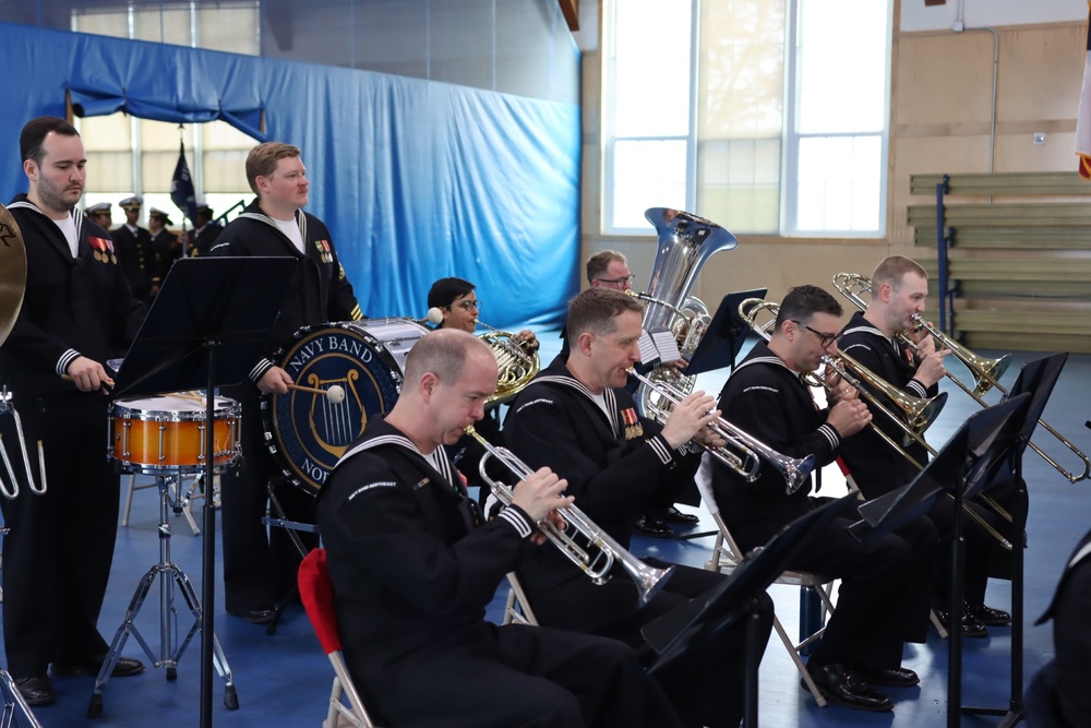 Navy Band Northeast provides support for ODS graduation