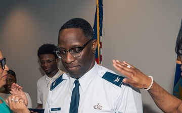 USAF Col. Julian Thomas promotes to the rank of Colonel