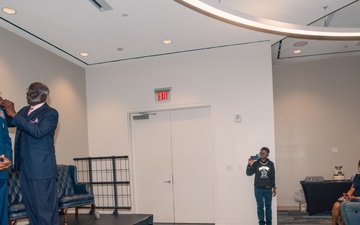 USAF Col. Julian Thomas promotes to the rank of Colonel