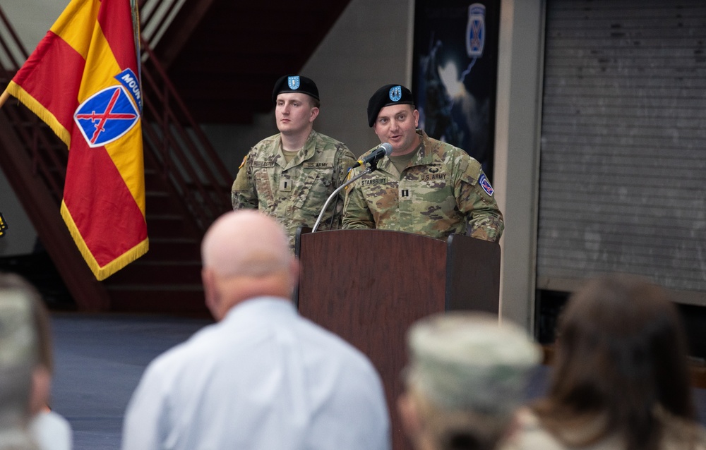 Headquarters and Headquarters Battery, 10th Mountain Division (LI) Artillery Change of Command Ceremony