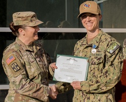 Navy Doc recognized for Army Field Hospital support [Image 1 of 2]